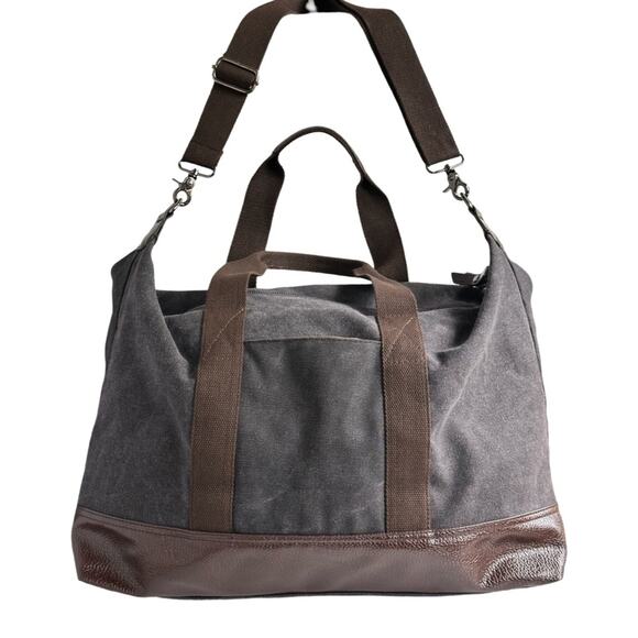 K2 Classic Dark Grey Brown Trim Light Travel Carry All - Picture 2 of 10